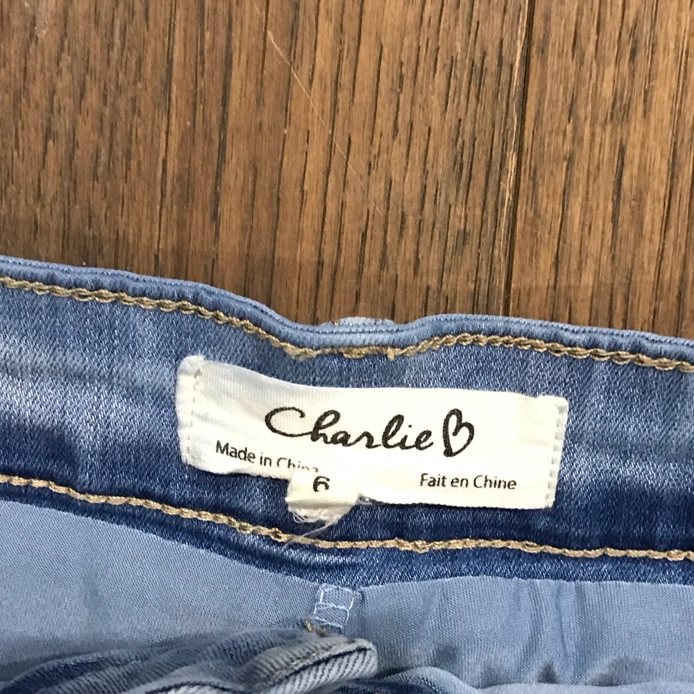 CHARLIE B Light Blue Denim Pencil Skirt - Picture 2 of 4